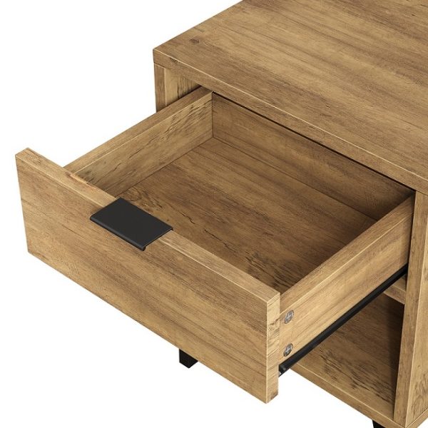 4034-3 Nightstand / Beside Table #4034 Natural Wood