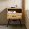 Beside Table / Nightstand #4035 With Metal Legs