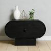 4040 (1) Black Nightstand / Beside Table #4040