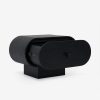 4040 (4) Black Nightstand / Beside Table #4040