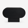 4040 (6) Black Nightstand / Beside Table #4040