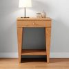 4041-1 Wood Beside Table / Nightstand #4041 Natural Color