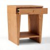 4041-4 Wood Beside Table / Nightstand #4041 Natural Color