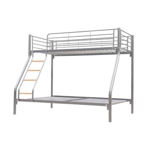 5 Triple Bunk Bed #19 Metal Silver