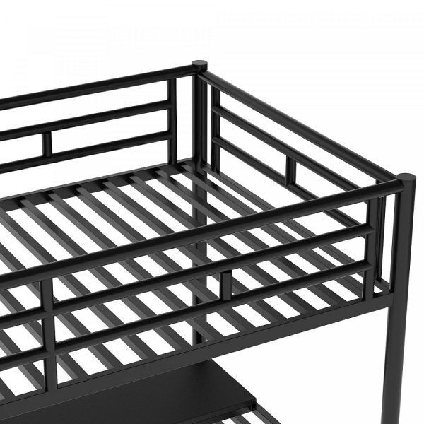 5 Metal Bunk Bed #30 With Desk
