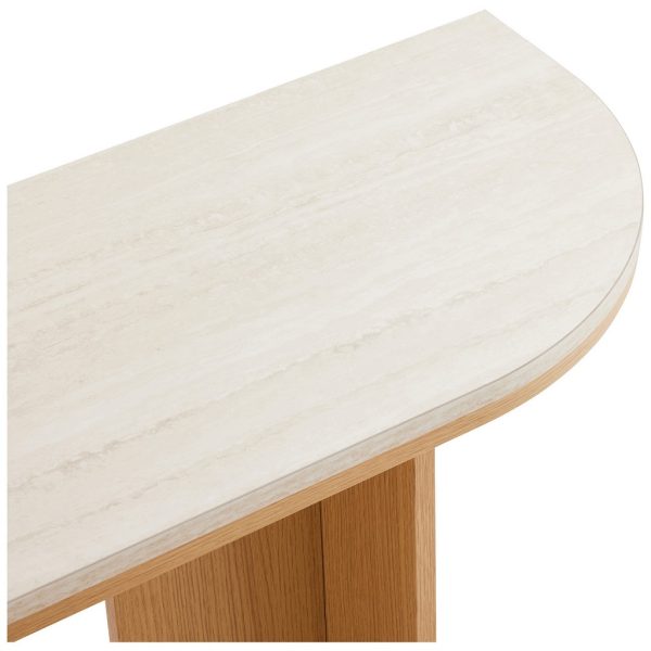 Console Table #046 Wood Natural