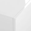 TV Stand #0136 Concrete & White