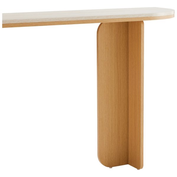 Console Table #046 Wood Natural