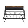 Industrial Metal Wood Daybed #705 With Trundle