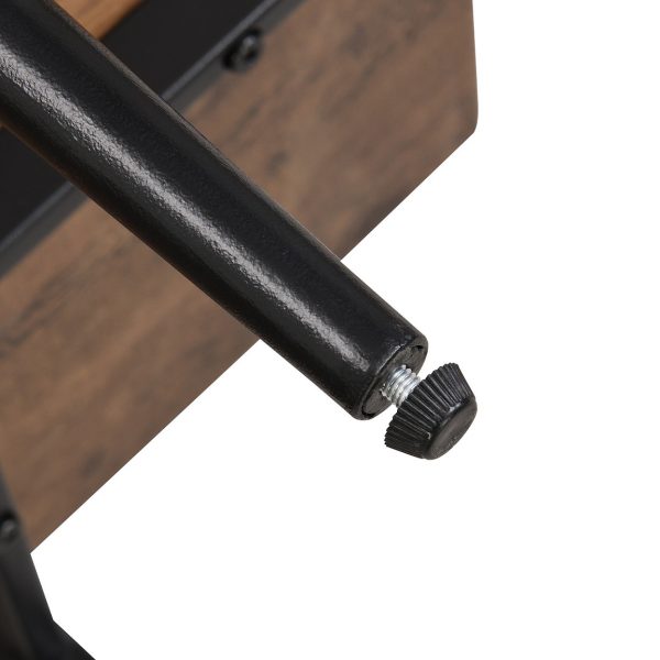 Industrial Wood Metal Console Table #007