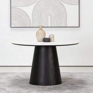 Black-1 Wood Dining Table #526 Black