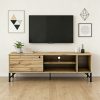 TV 0123-1 One Door Ent Unit #0123 Wood