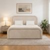 382 -1 High Headboard & Footboard Bed Frame #382 With Gas Lifting Storage