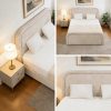 382 -6 High Headboard & Footboard Bed Frame #382 With Gas Lifting Storage