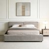 Chenille Bed Frame #397 Grey