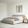 Chenille Bed Frame #397 Grey
