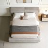 Chenille Bed Frame #397 Grey