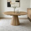 01 Wood Dining Room Table #1019 Extendable
