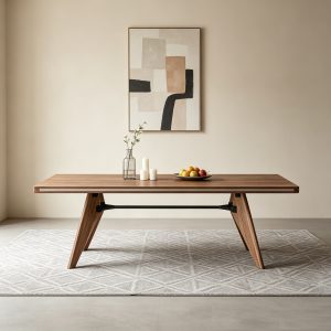 01 Wood Dining Table # 350