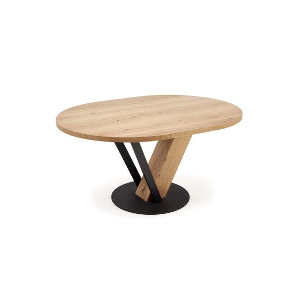 03 Small Size Wood Top Dining Table #573-1 Extendable