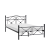 Black Color Bed Frame #2021 Metal Material