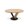 04 Small Size Wood Top Dining Table #573-1 Extendable
