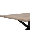 Black Metal Legs Dining Table #309 Wood Top