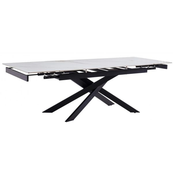 Sintered Stone Expandable Table #1027 White