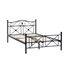 Black Color Bed Frame #2021 Metal Material