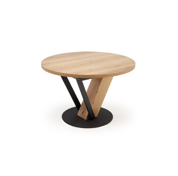 05 Small Size Wood Top Dining Table #573-1 Extendable