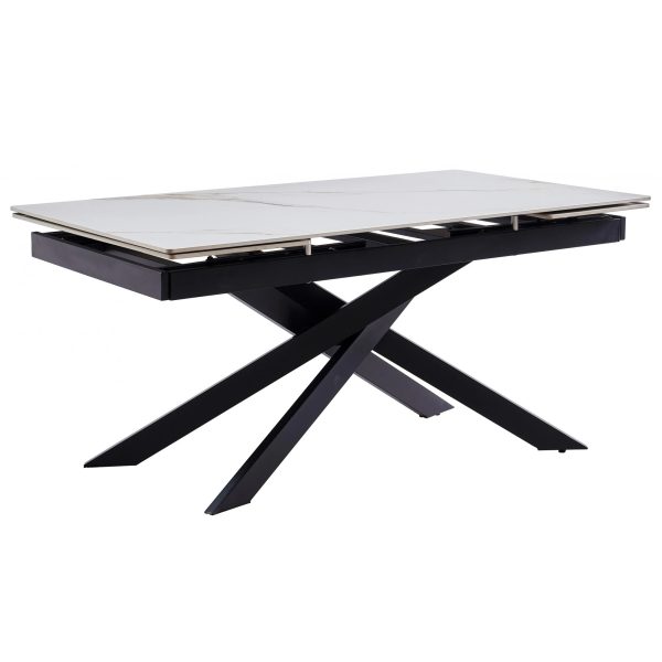 Sintered Stone Expandable Table #1027 White