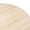 06 Natural Wood Color Dining Table #385 Round