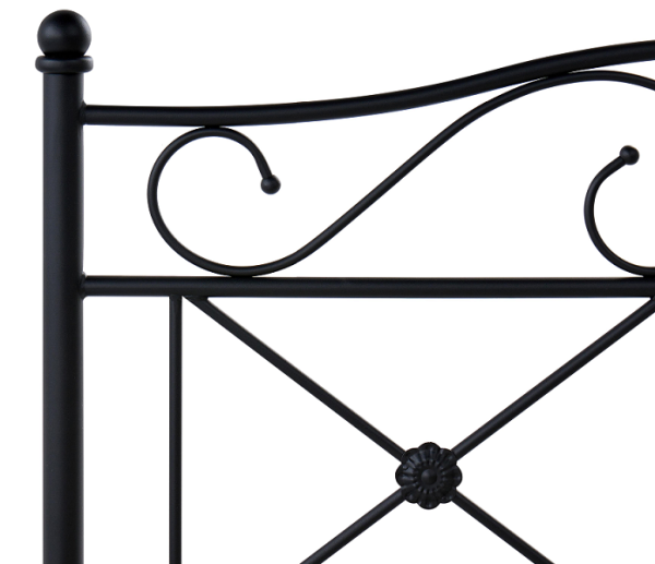Black Color Bed Frame #2021 Metal Material