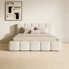 Off-White Boucle Bed Frame #1020