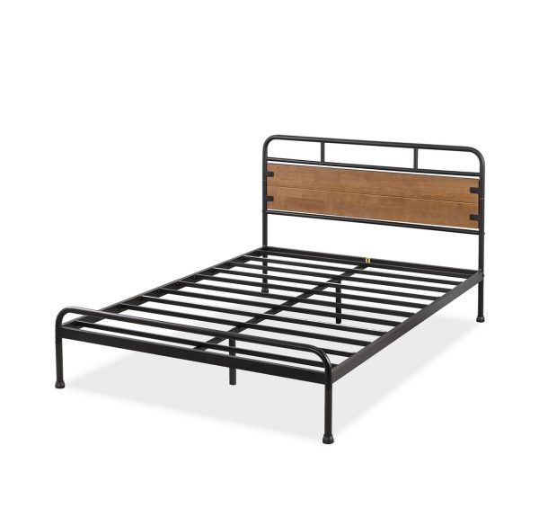 Black Metal & Wood Metal Frame #2025