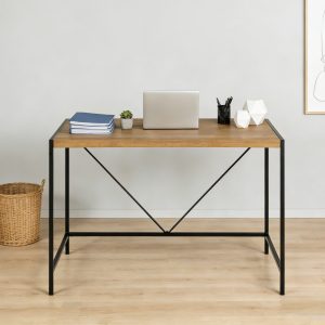 Simple Wood Metal Desk #326