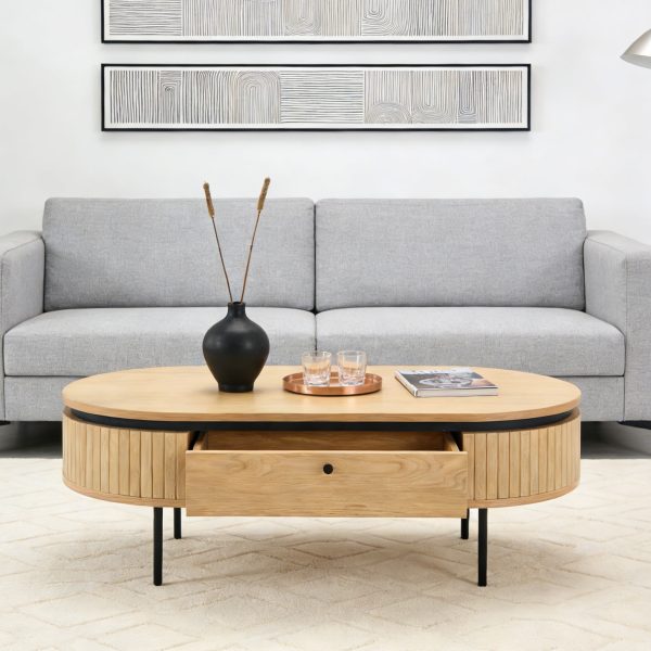 Wooden Coffee Table #3744 With A Drawer