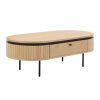 Wooden Coffee Table #3744 With A Drawer