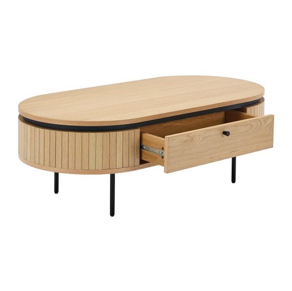 Wooden Coffee Table #3744 With A Drawer