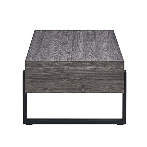 Black Metal Legs Coffee Table #3766
