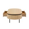 Wooden Coffee Table #3744 With A Drawer