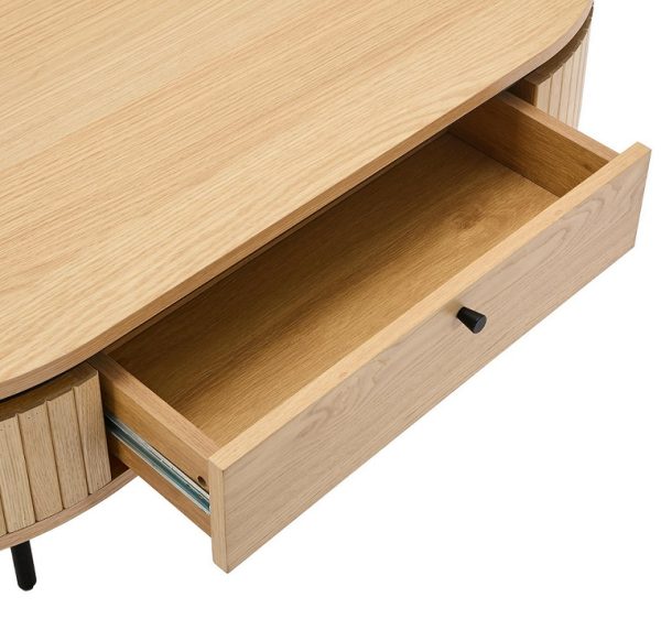 Wooden Coffee Table #3744 With A Drawer