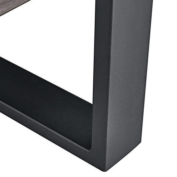 Black Metal Legs Coffee Table #3766